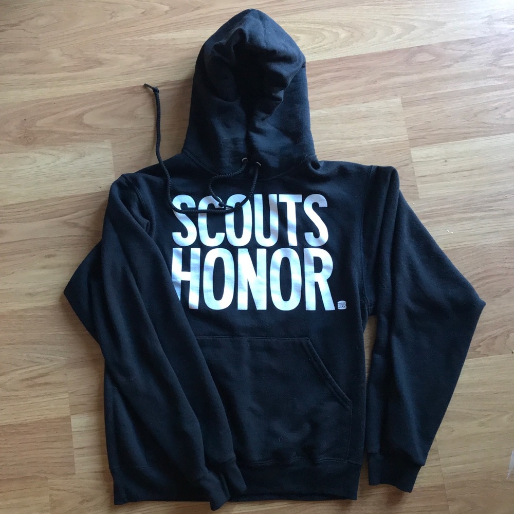 Booger Kids Scouts Honor Black Hoodie